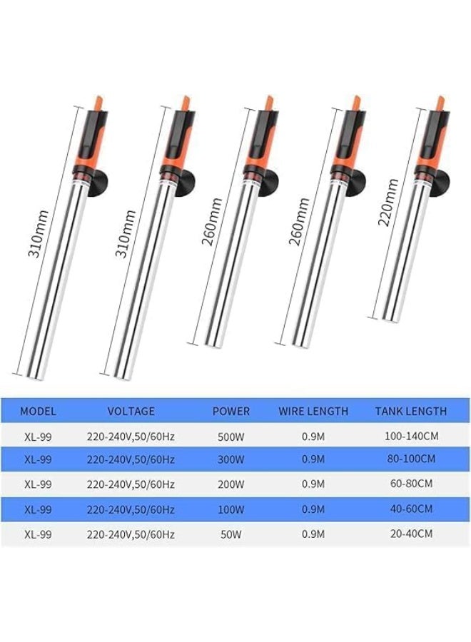 سخان حوض السمك من الستانلس ستيل 100 وات، XL-99 - Image 2